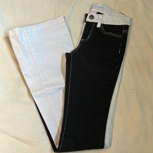 Ranch Dress’n size 1 black and white jeans.